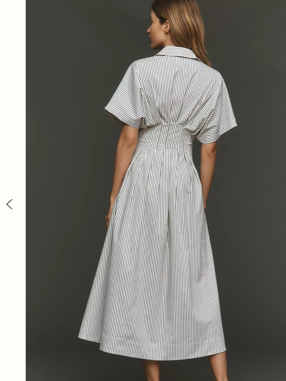 Anthropologie Tobie Dress- Button-Front